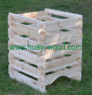 wooden garden composter